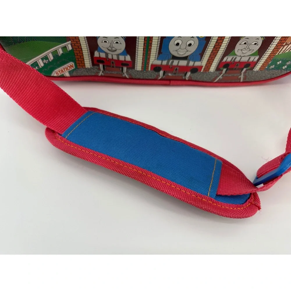 Chenson Thomas & Friends Kids Duffle Bag Blue Red Yellow Train Graphic Canvas